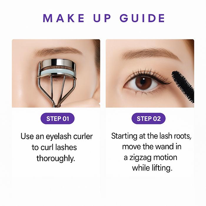 MISSHA Ultra Powerproof Mascara 3 types of mascara.