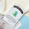 Pocket Hug Cartoon Dinosaur Decoration with Greeting Card A Little Hug Green Frog Resin Ornament Friends Family Birthday Anniversary Gift