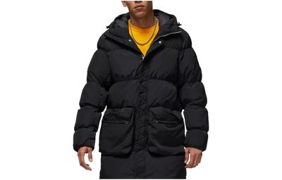 Down Jackets Men's Black Hooded Moderate Down Jacket DQ7347-010