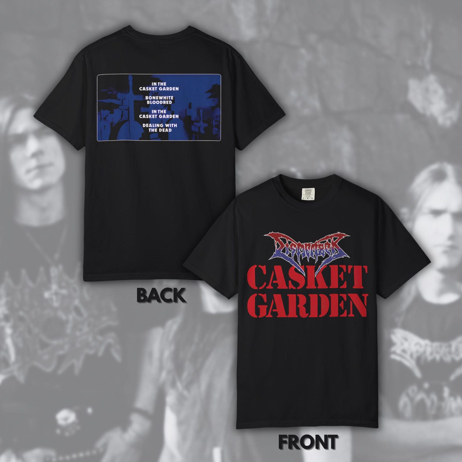 Dismember - Casket Garden | Size- S, M, L, XL, 2-4 XL 3XL