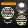 2Pcs 102W Car LED Bar Work Light White Strobe 34LED Car Work Lights LED Roof Spot Lamp 4x4 Atv Suv Driving Fog Headlights