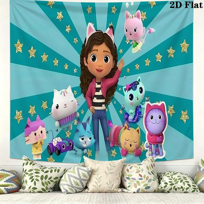 Gabby Wandkleed Esthetisch Wandkleed Bedrukt Stof Deken Decoratieve Wandkleden voor Slaapkamer Woonkamer Huisdecoratie