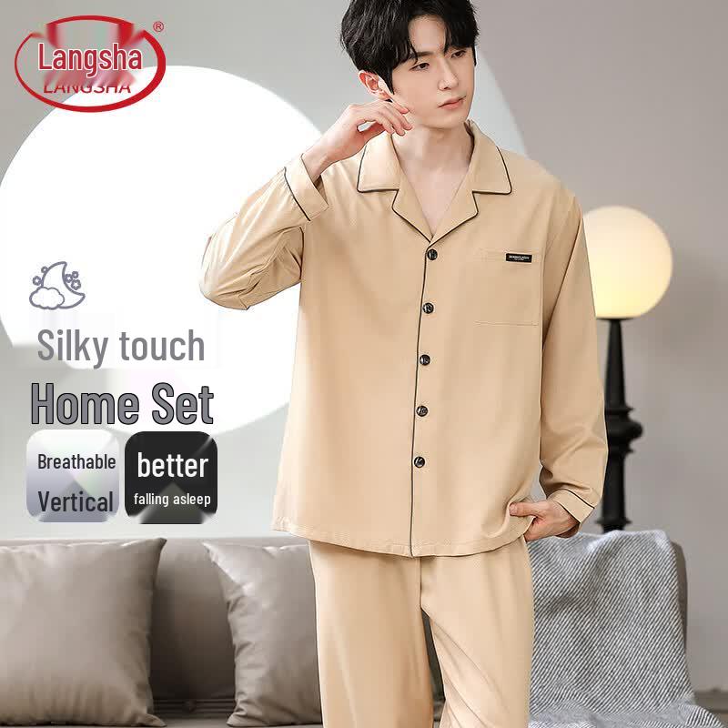 Men s Long Sleeve Casual Loungewear Set XL