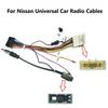 Car Stereo 20 Pin Wiring Harness Connector Adapter Player Power Cable for Nissan