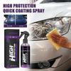 3Pcs 100ML 3 In 1 High Protection Quick Car Coat Ceramic Coating Spray Hydrophobic