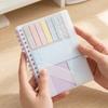 Morandi Color Expanding Sticky Notes Adhesive Reusable Repositionable Index Tabs Journaling