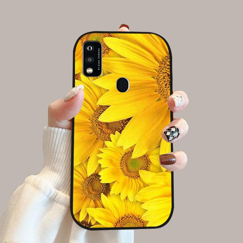For ZTE Blade A51 Case A52 A53 Color Painted Soft Silicone Phone Cover Cases For ZTE Blade A31 Fashion Protective Fundas Coque
