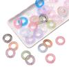 25mm 5 Stück/Beutel Glas Laufring DIY Armband Halskette Ohrringe Handwerk Schmuckzubehör