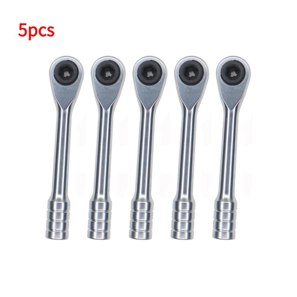 1/4 Inch Mini Ratchet Wrench 72-tooth Anticorrosion Bidirectional Wrench Magnetic Reversible Ratchet Wrench Automobile Tool