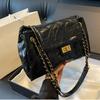 Casual Retro Large Capacity Bag, Fashionable Chain Strap Crossbody Bag, Commuting Shoulder Bag