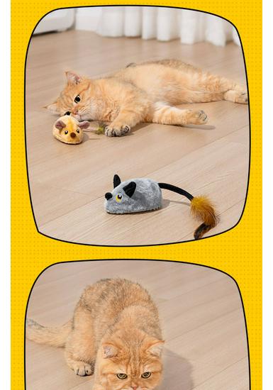 Remote Control Tail-Wagging Electric Pet Toy: Self-Entertainment Decompression Gadget for Cats and Dogs.