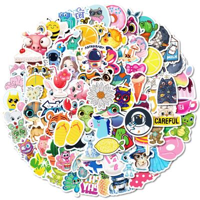 100 Small Size 4cm Cute Ins Graffiti Stickers Decorative Stickers