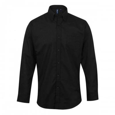 Mens Signature Oxford Long-Sleeved Formal Shirt