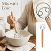 Large Stainless Whisk with Wooden Handle, Single and Double Coil Design for Baking and Mixing Powders