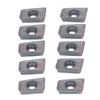 10 Pcs Woodworking Turning Insert Lathe Carbide Finishing Blades Coated CNC Milling Cutters