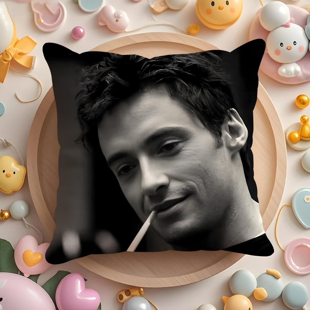 Custom H-Hugh Jackman Cushion Cover Home & Car Multi-Scene Pillow Cover - Reversible, Soft & Durable for Daily Use