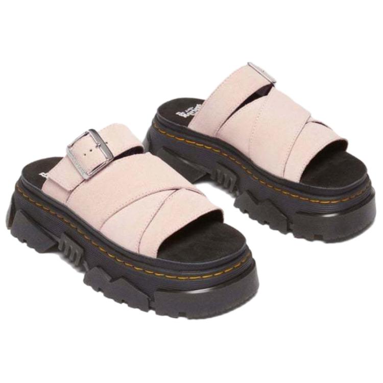 Dr. Martens Mattison Comfortable Simple Anti-Wear Slide Sandals Women Sandals Pink 41108650