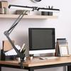 360° Rotation Rocker Arm LED Table Lamp 160LED Adjustable Brightness Double Head Desk Lamp Super Bright Eye-Caring LED Desk Lamp