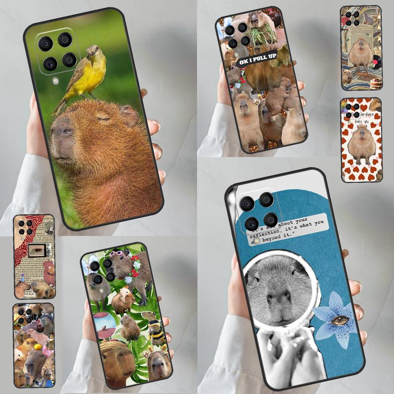 Funny Capybara For Samsung Galaxy M53 M33 M13 M12 M32 M52 M14 M34 M54 M20 M21 M31 M51 M30s M15 M55 Case