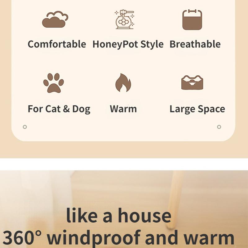 1Pc Cat Bed House Pet Accessories Four Seasons Plush Mat Cats Cushion Basket Honey Jar Shape Pets Product for Small Cat Dropshipping
