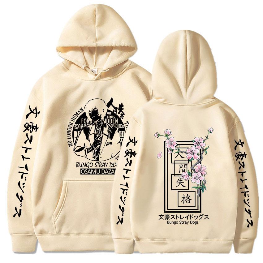 Bungo Stray Dogs Hot Anime Casual Hoodies Harajuku Osamu Dazai Printing Funny Hooded Fashion Sweatshirt Unisex Pullover