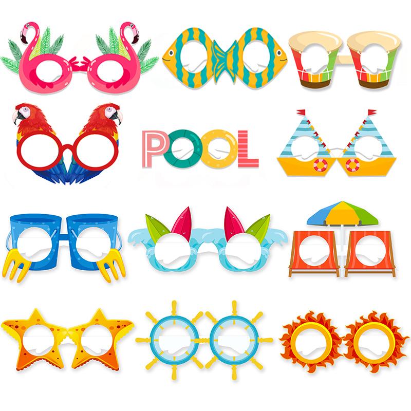 Hawaii Party Luau Flamingo Decoration Pineapple Coconut Drinking Cup Wedding Birthday Summer Hawaiian Tropical Party Decorations