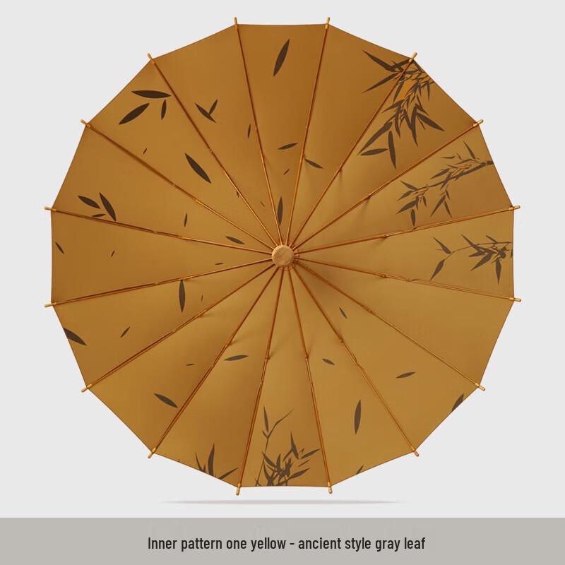 

Retro Chinese Style 16-Rib Long Handle Umbrella