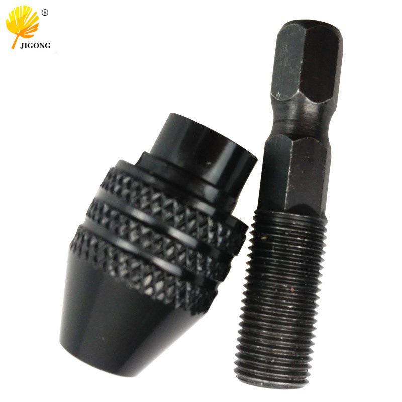 Mini Electric Grinder Three-Jaw Drill Chuck Set, 8x0.75mm Adjustable Connecting Rod