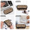 Pen Case Easy Open Zipper Large Capacity 300D Polyester with Main Pocket Mesh Layer and Removable Pen Divider for Students