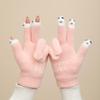Woolen Fingerless Gloves for Women - Cute, Cozy, and Ideal for Writing & Mobile Use