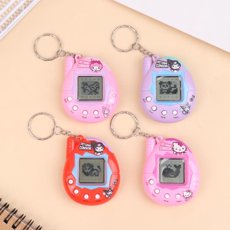 Harajuku Hello Kitty Tamagotchi Electronic Pets Toy Keychain Sanrio Kuromi Game Machine 90S Nostalgic Virtual Cyber Pet Toy