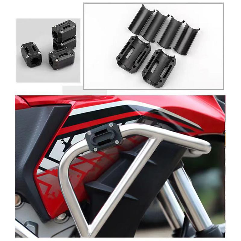2Pcs Fit For 22/25/28Mm For Engine Bumper Guard Blocks Decorative Block Crash Bar Motorcycle Engine Guard Protector