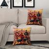 Marvel Superhero Printed Square Throw Pillow, Soft Microfiber Cushion For Bedroom Sofa Living Room