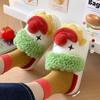 Women's Winter Clown Cotton Slippers - Non-slip, Warm, Cute for Dorm or Outdoors