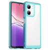 Per Oppo A5x 4G/A5x 5G Custodia TPU+Acrilico Protettiva Trasparente Copertura Telefono