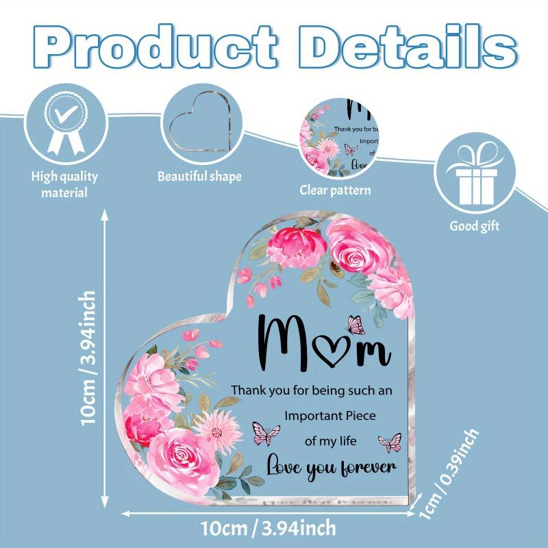 2D Flat Expressive Gift of Appreciation and Love - Elegant Mother'S Day Memento - Design for Mother'S Day, Easter, Birthdays, Anniversaries,