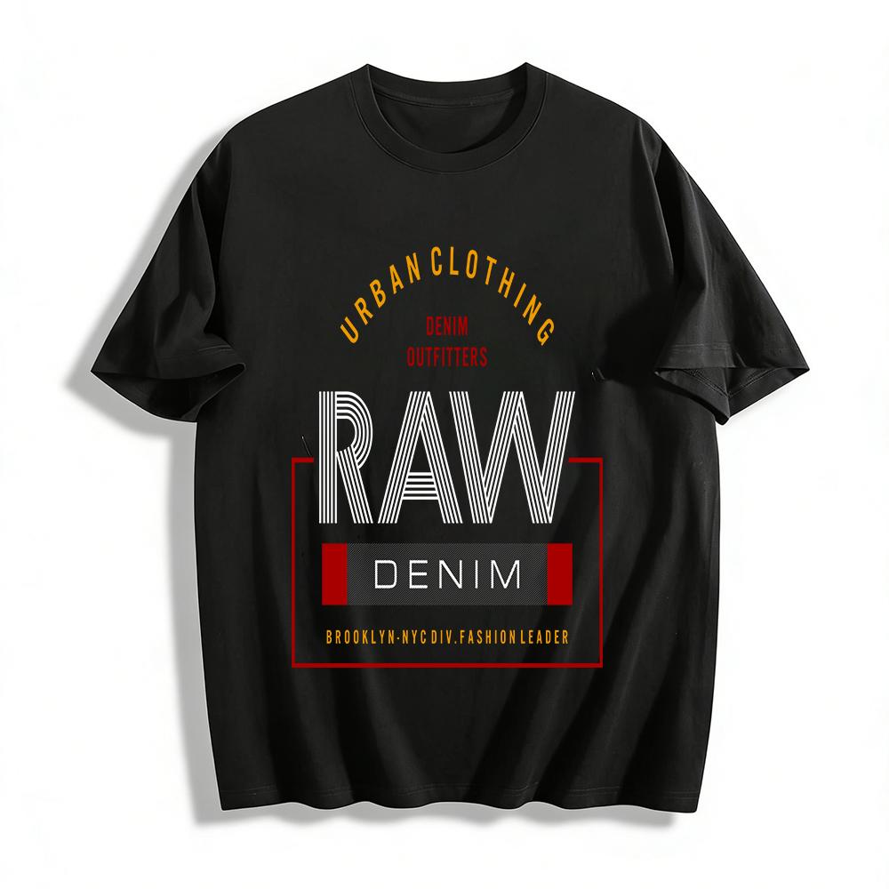 Brooklyn NYC Denim Urban Clothing Fashion Leader Casual Top Pure cotton T-shirt XXS