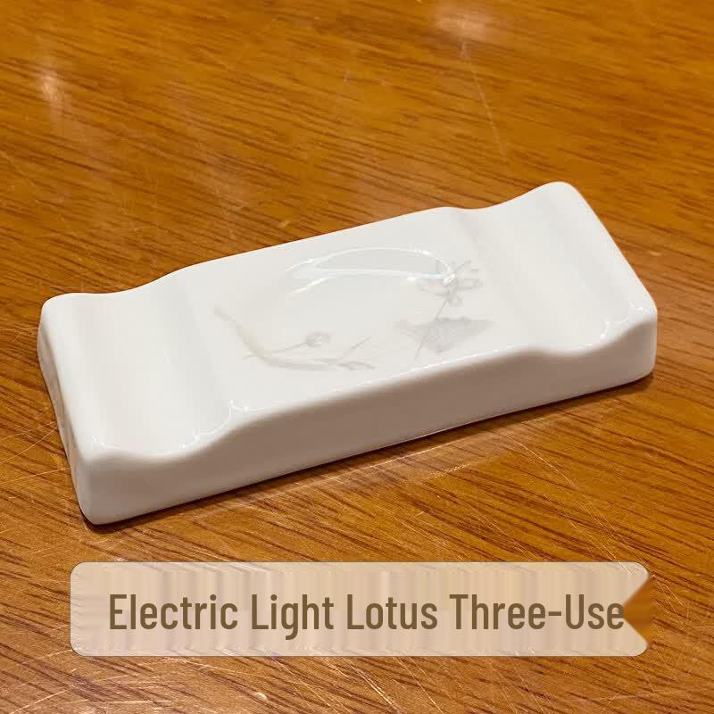 Ceramic Dual-Use Chopstick and Spoon Rest
