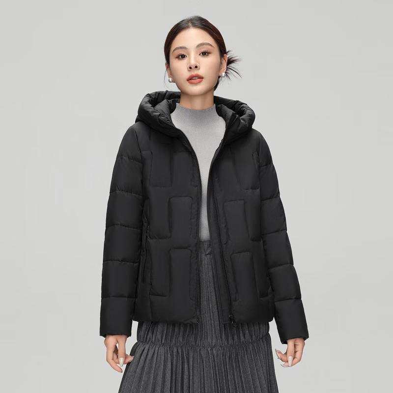 SNOWFLYING 2024 Women's Hooded Short Down Jacket