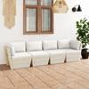 Day and Night - Day and Night 4-seater Garden Pallet Sofa with Fir Wood Cushions