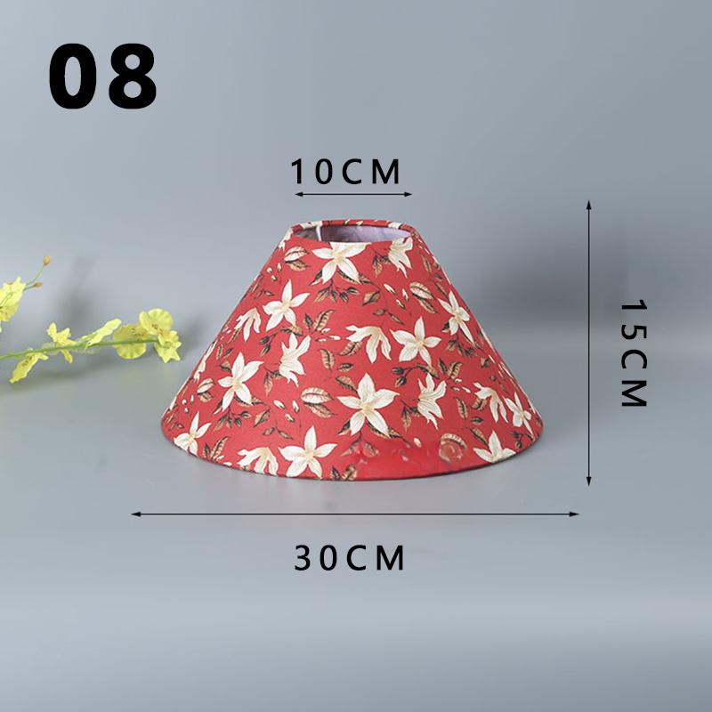 New Chinese Style Living Room Floor Lamp Shade DIY Replacement Lamp Cover E27 Fabric Home Decor Tabletop Lampshade