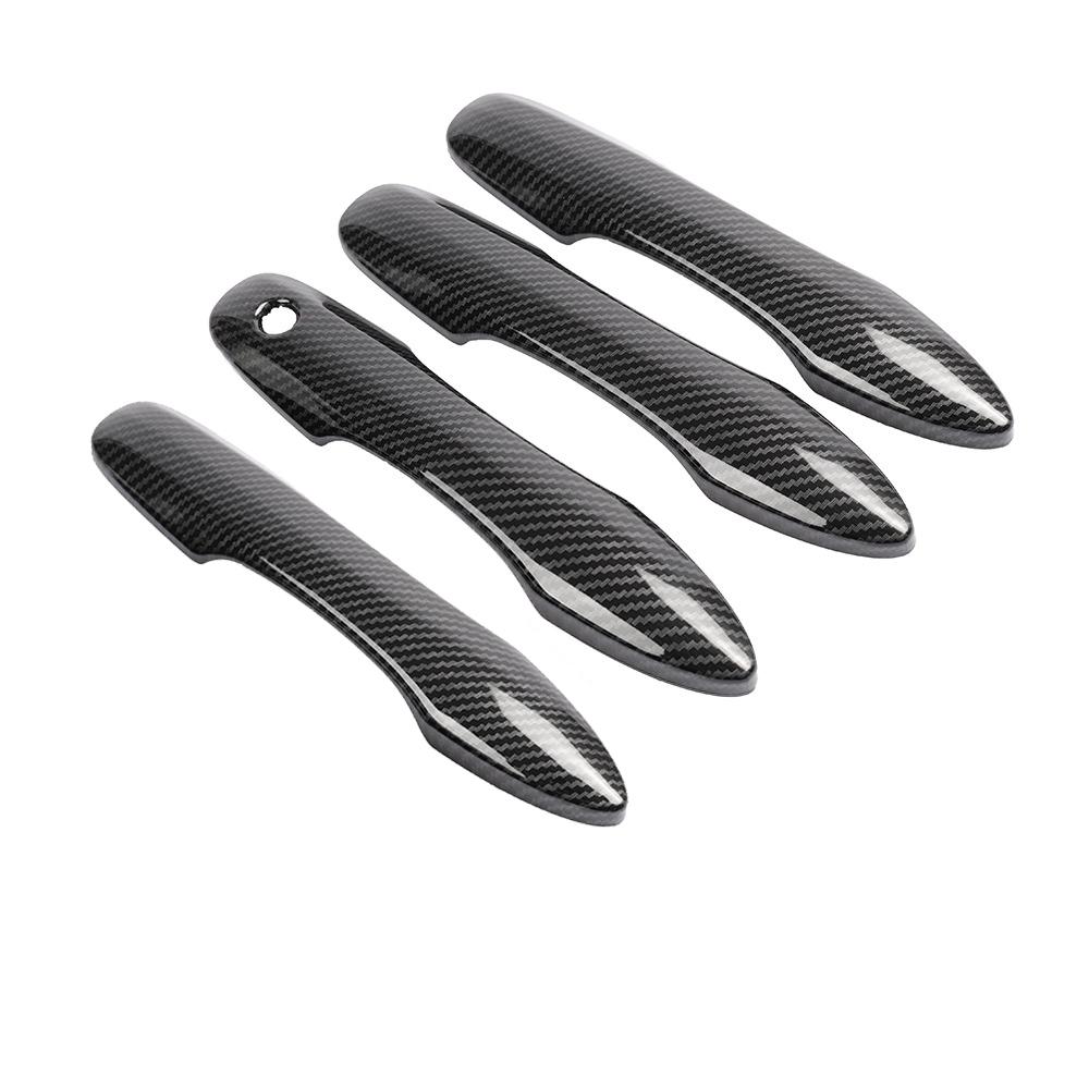 

Ruili59 для Toyota Camry XV70 2018 2022 автомобильные аксессуары дверная ручка накладка пластиковая имитация углерода Normal