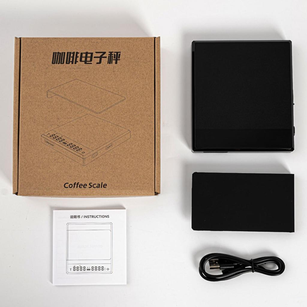 Coffee Scale with Timer High Precision Multifunction Small Food Scale Electronic Weighing Scale for Coffee Barista Baking Home