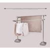 Indoor Clothes Drying Pole, Stainless Steel, with 28 Windproof Hooks, Extendable 165cm-300cm, Indoor/Outdoor Clothes Drying Pole, 3m, Hanger Hanger Po