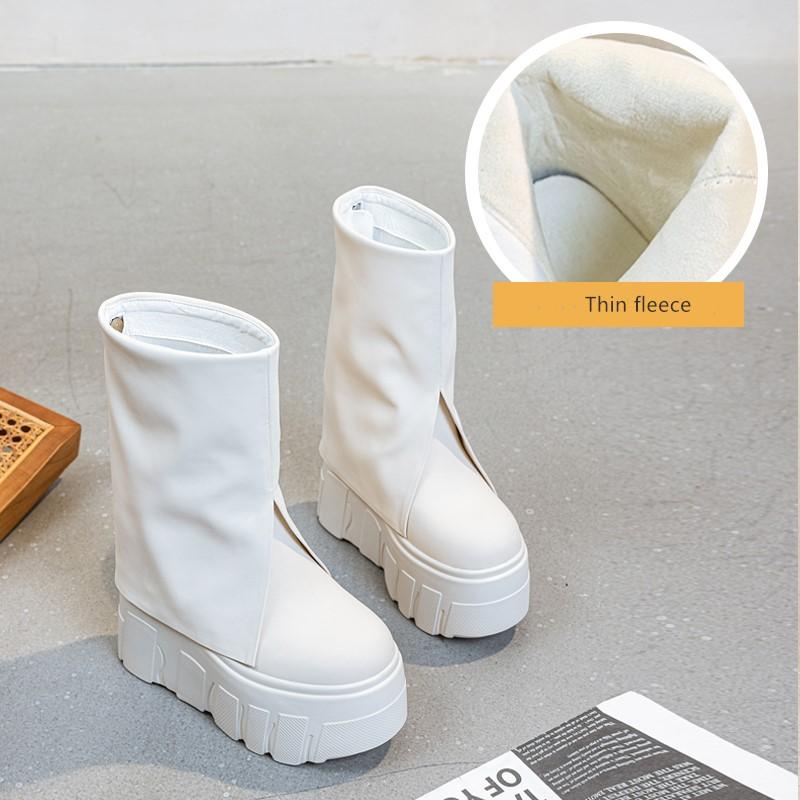 

Fashion AIYUQI Trouser Boots Women Platform High Heel 2025 Autumn New Fashion Women Ankle Boots Inner Heightened Women Ankle Boots 39