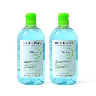 Bioderam Sebium H2O Cleansing Water 500ml X 2 Packs
