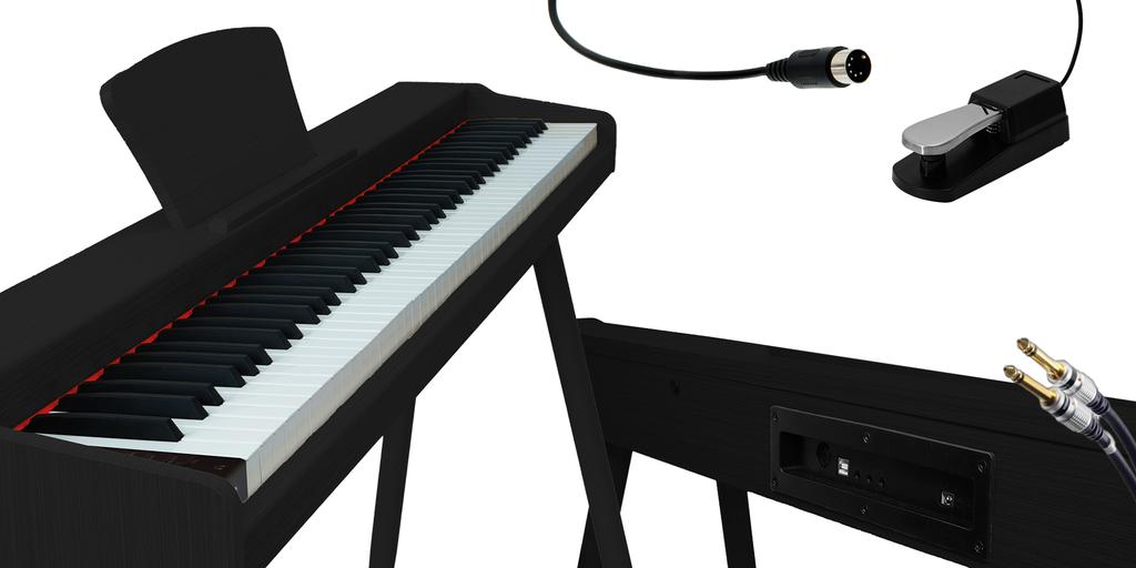 MusicMate MM-P20-B PrestigeNote BLACK Digital Piano