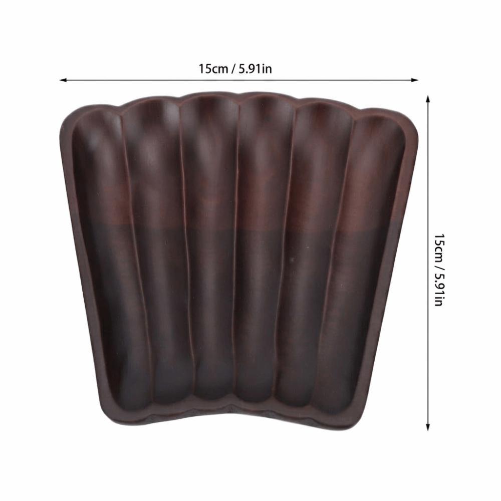 Irregular Outline Display Plate Wood Texture Storage Tray Food Platter  Afternoon Tea