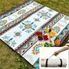 Portable Outdoor Picnic Blanket - Lightweight, Durable Polyester Beach Mat for Camping, BBQ, Hiking Camping Accessories