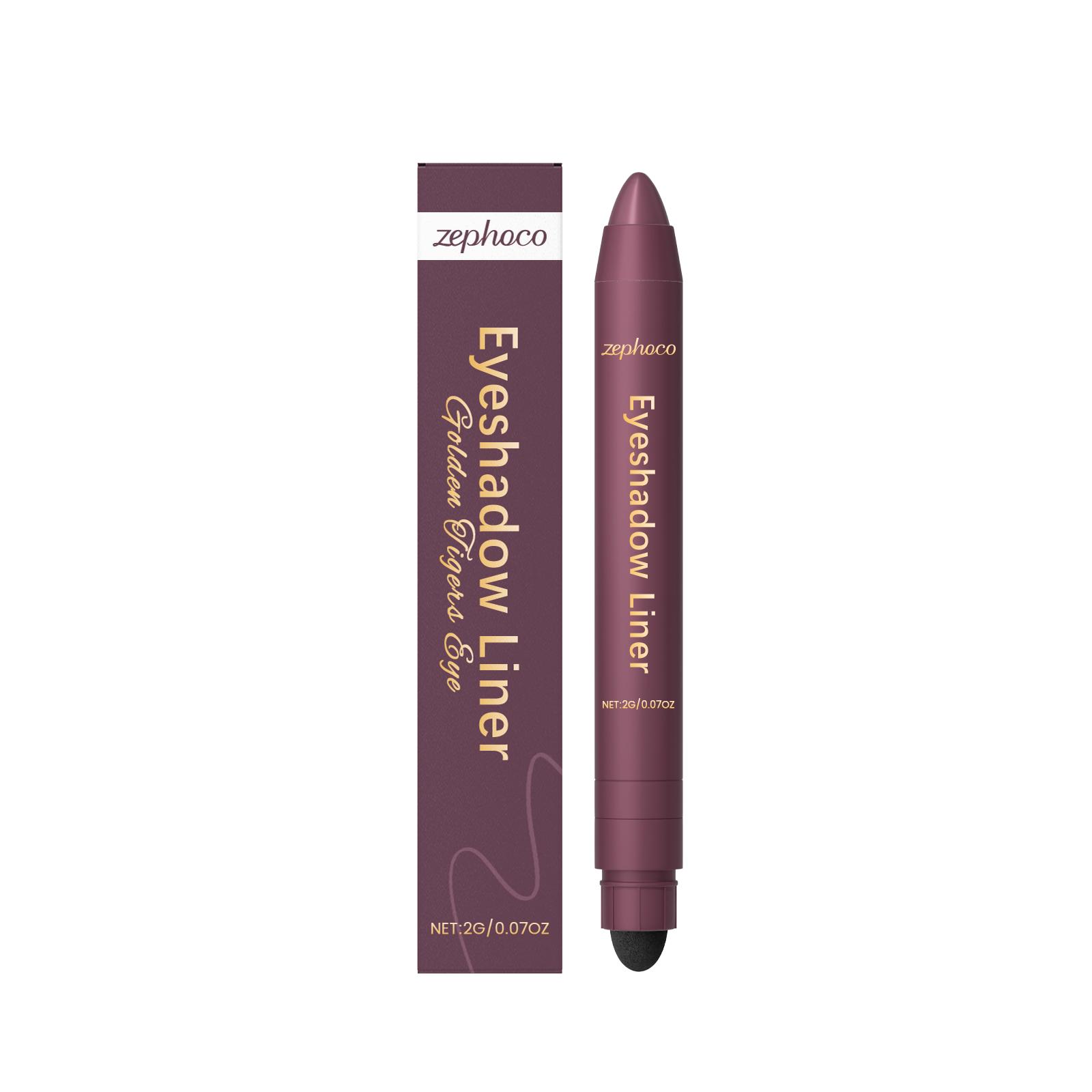 

2in1 Eyeliner Pen Smudge Proof Waterproof Formula Long Lasting Wear Beginners Daily Makeup Smooth Application Eye Shadow Liner